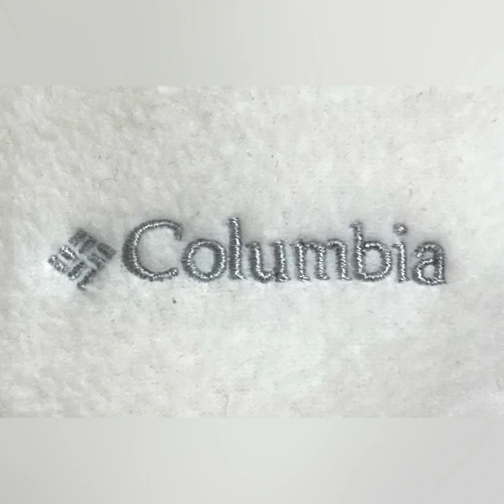 Columbia Womens XL Solid Cream Fleece Sleeveless Zip-Front Vest Classic Warm - Picture 10 of 13